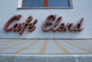 Das Café "Elend", benannt nach dem Hausnamen des Inhabers.