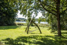 Idyllische Hängematte im Grünen