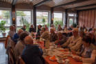 ... vor dem gemeinsamen Kaffeetrinken.