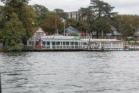 Blick auf die Gaststätte "Bootshaus"